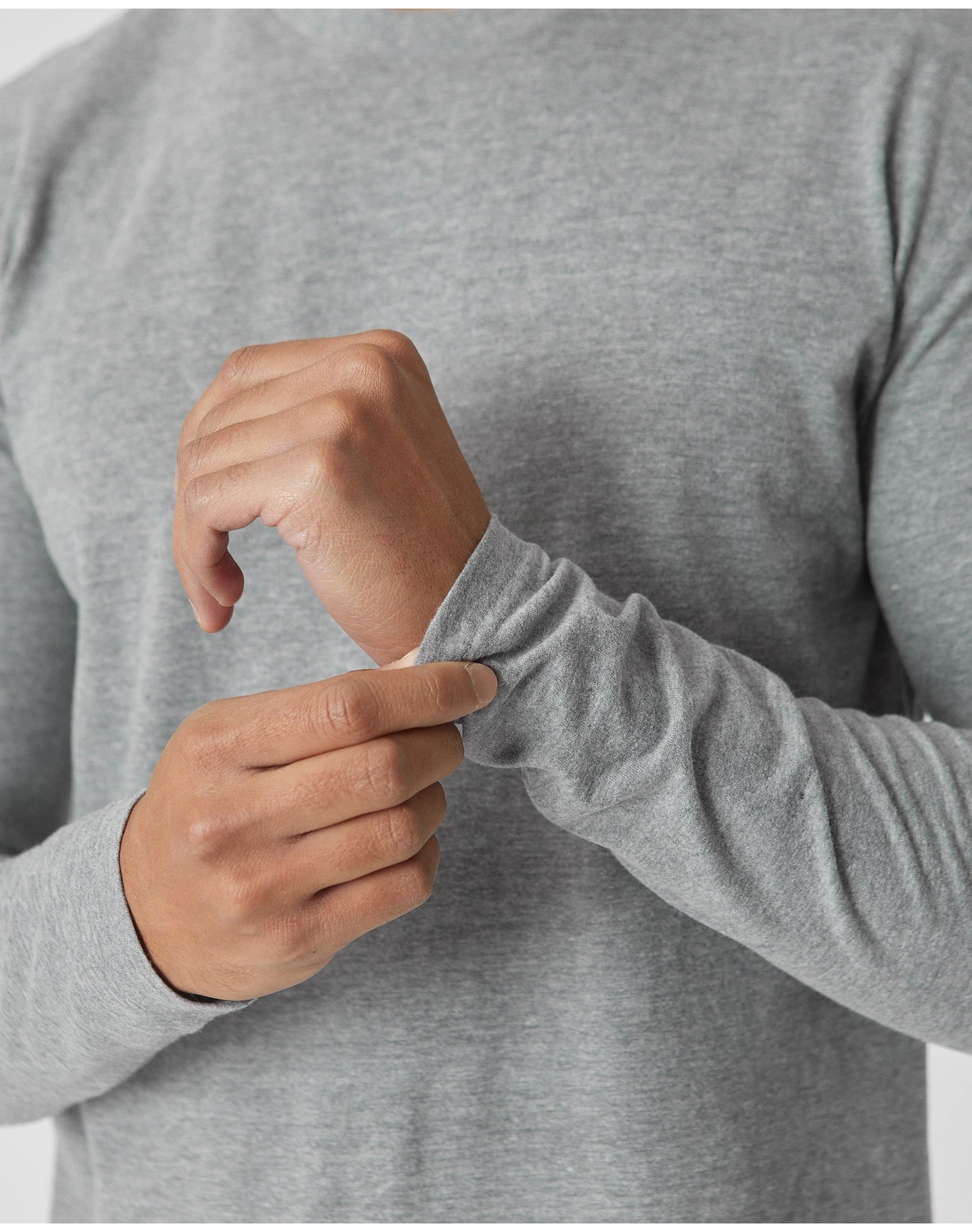 Tall Long Sleeve T-Shirt | Heather Gray