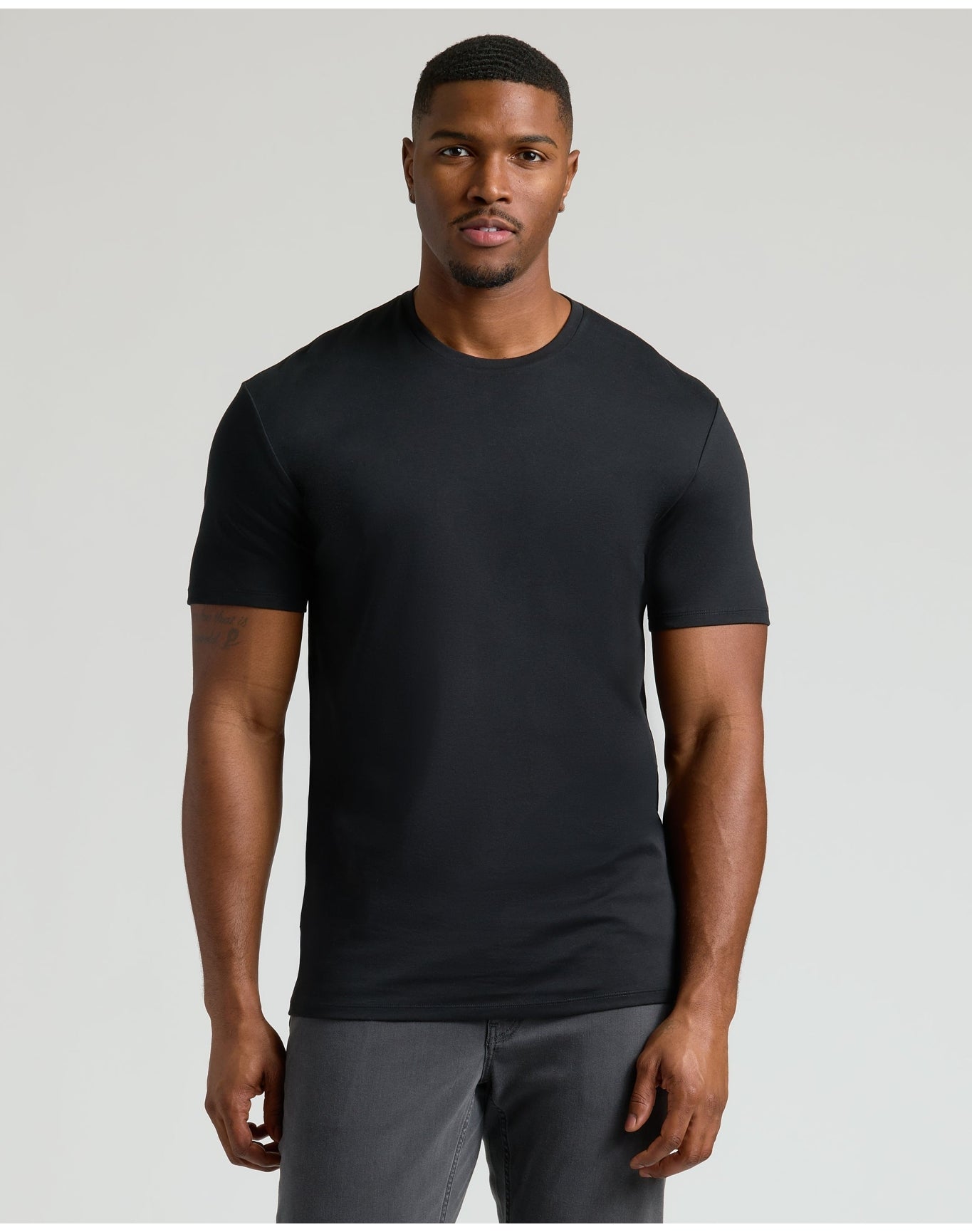 Tall Premium Pima Crew Neck | Black