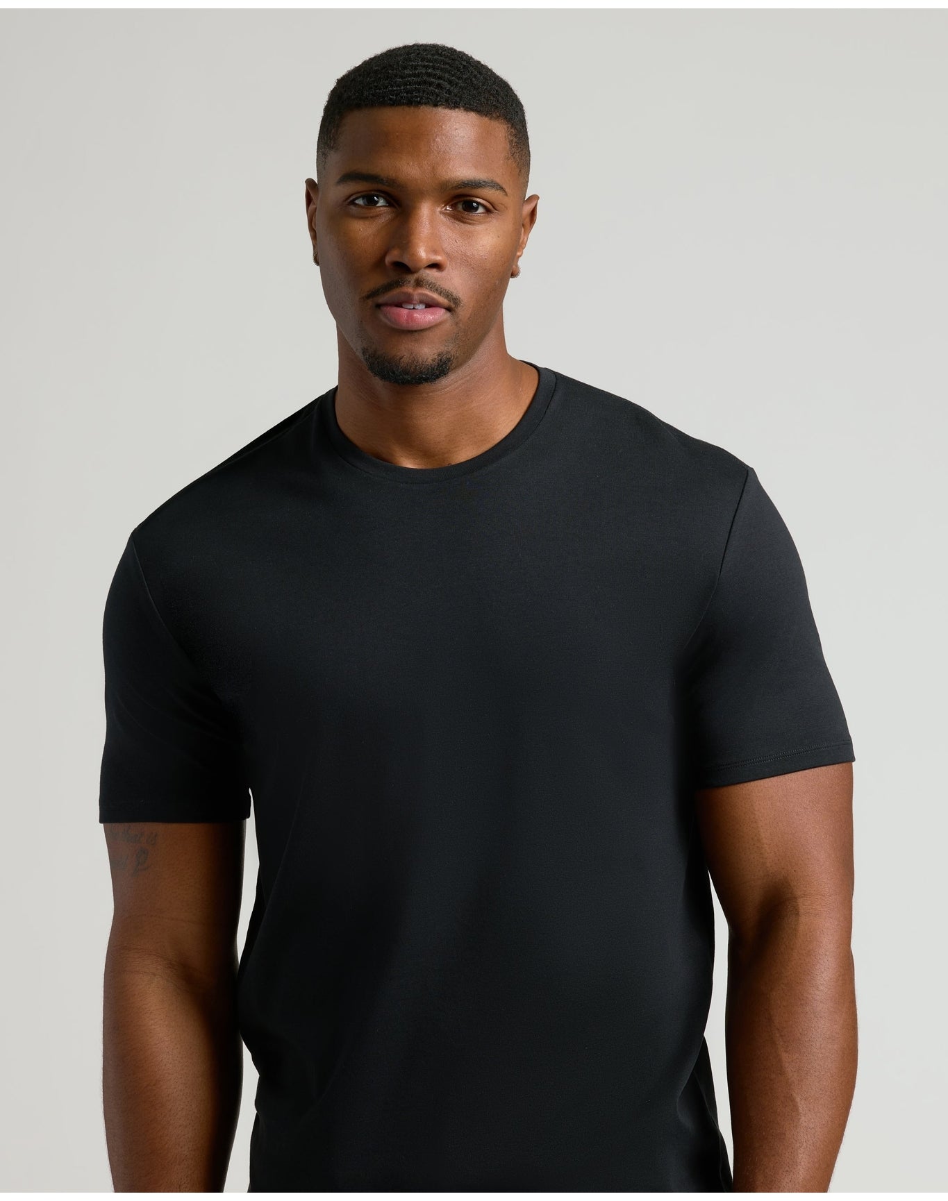 Tall Premium Pima Crew Neck | Black