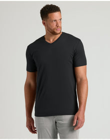 Tall Premium Pima V-Neck | Black