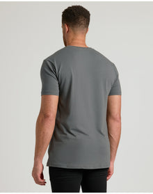 Tall Short Sleeve Classic V-Neck | Carbon