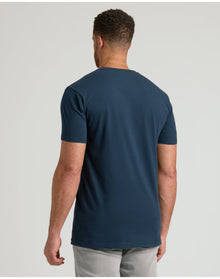 Tall Short Sleeve V-Neck | Navy
