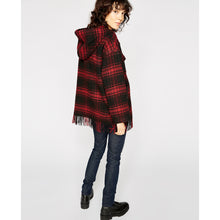 Tartan Wool Jacket | Women | Red x Black