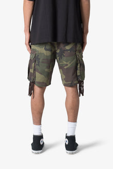 Tassel Cargo Shorts | Camo