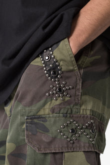Tassel Cargo Shorts | Camo