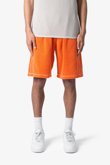 Terry Cloth Shorts | Orange