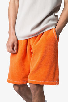 Terry Cloth Shorts | Orange