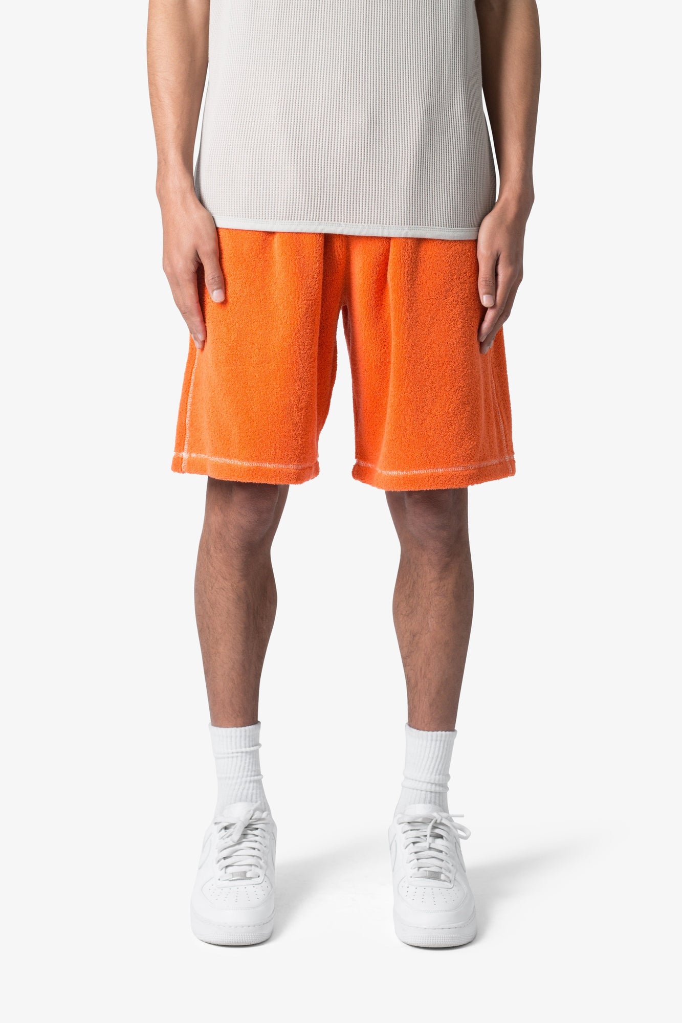 Terry Cloth Shorts | Orange