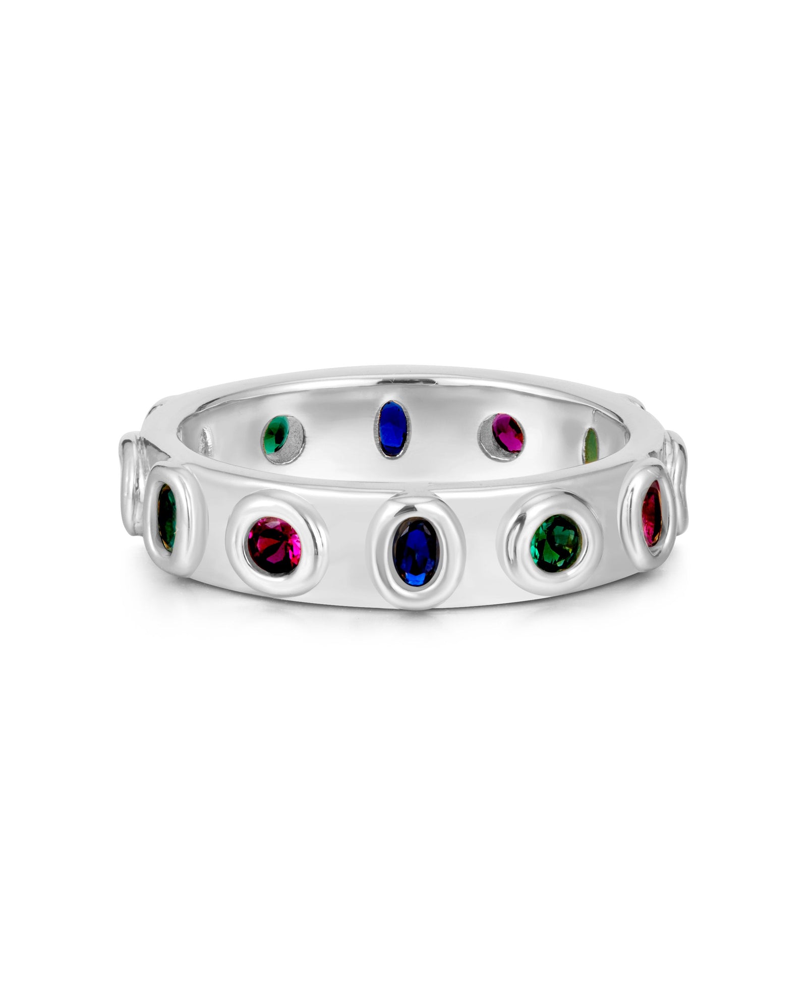 The Royale Stone Band | Plated Silver