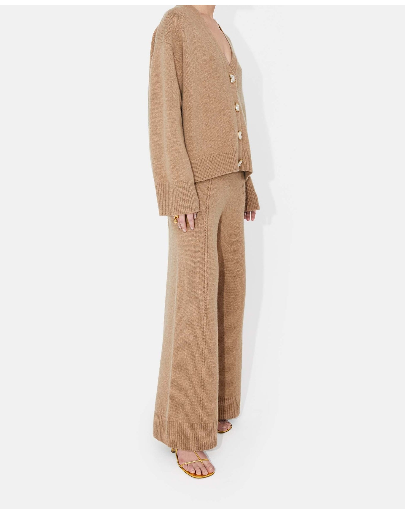 Theia Cashmere Trousers | Camel