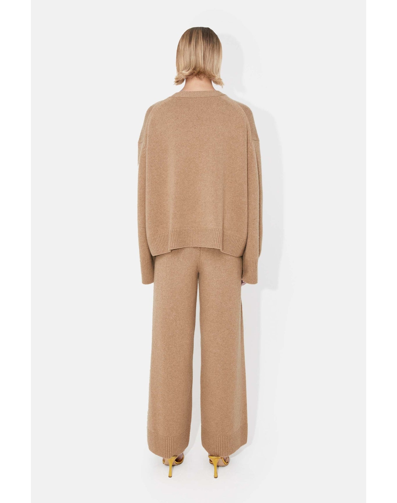 Theia Cashmere Trousers | Camel