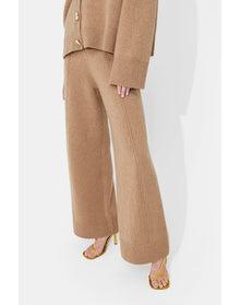 Theia Cashmere Trousers | Camel