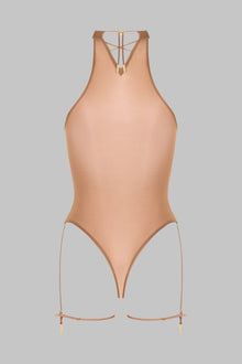 Halter Neck Thong Bodysuit - French Kiss Light