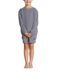 Toddler | MC Brushed Fleece Cargo Short | Coal