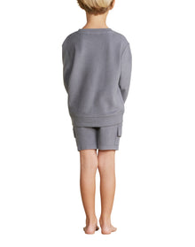 Toddler | MC Brushed Fleece Cargo Short | Coal