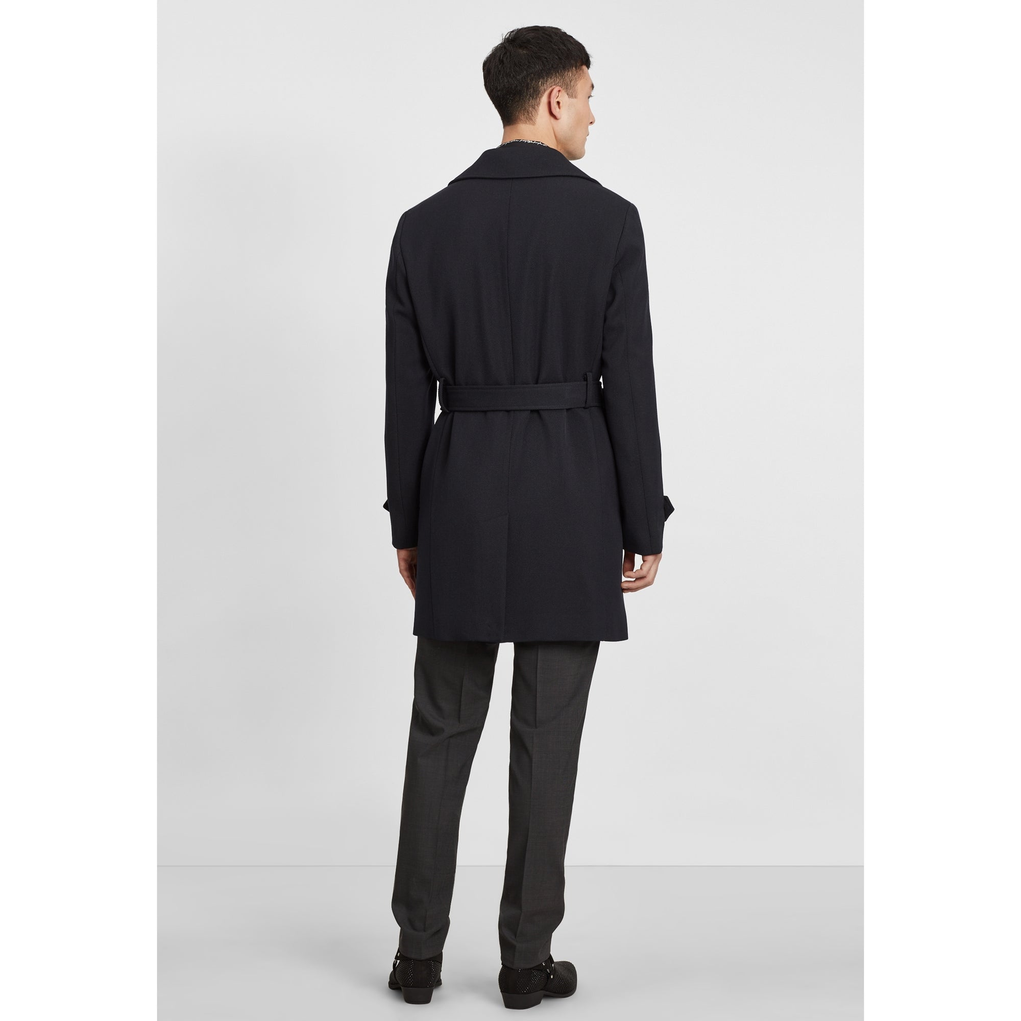 Trench Coat With Quilted Lining | Men | Navy Blue