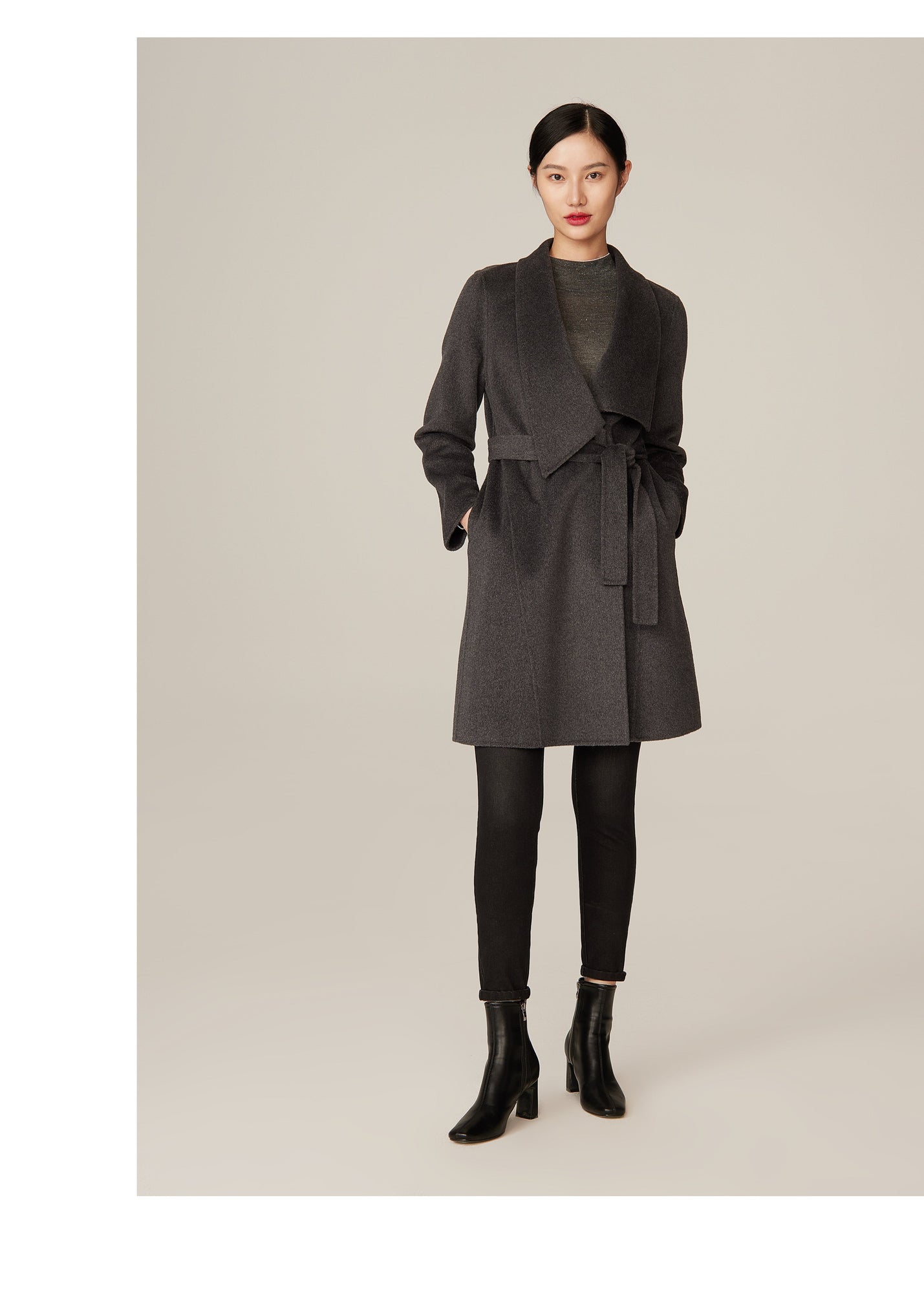 Turtleneck Sweater | Grey