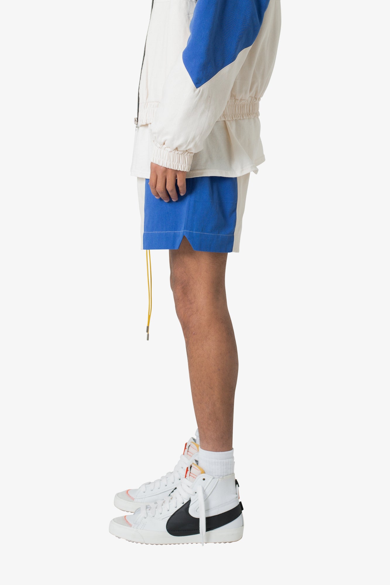 Twill Racing Shorts | Blue x Natural