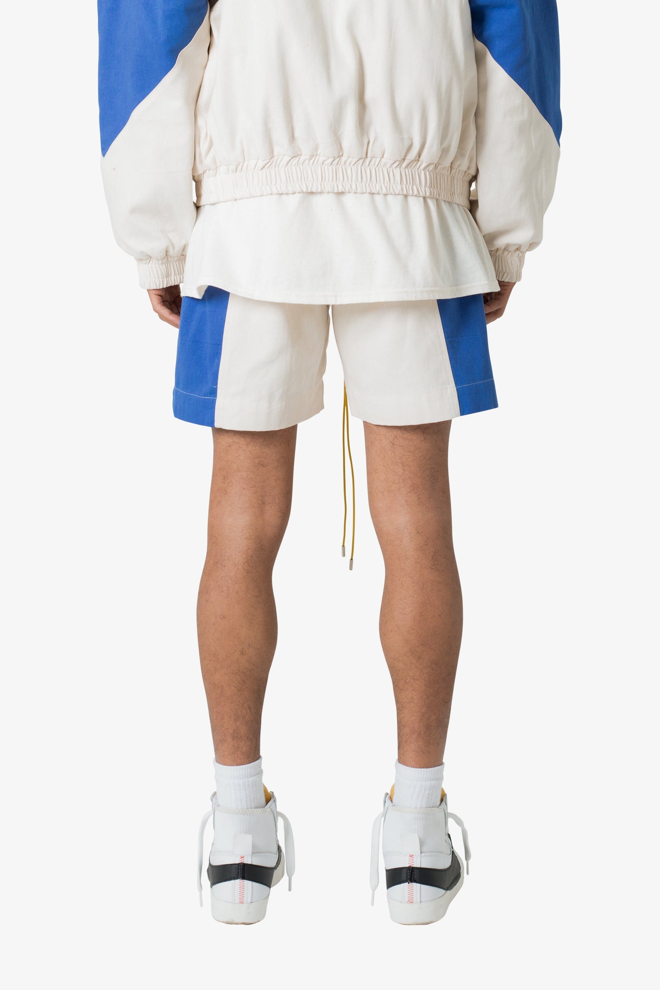 Twill Racing Shorts | Blue x Natural