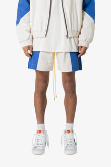 Twill Racing Shorts | Blue x Natural