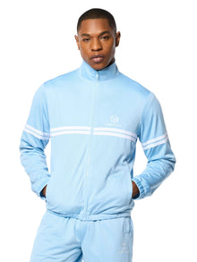 Men | Arturo Mesh Track Jacket | Dutch Canal/ White