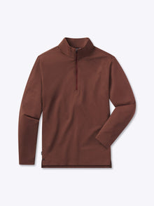 Mens | COZ Signature-Fit Fleece Q-Zip | Umber