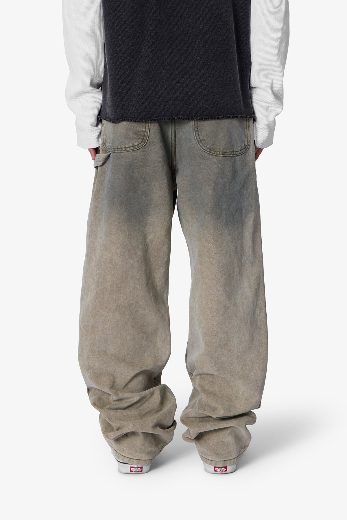 Ultra Baggy Chainlink Double Knee Pants | Khaki