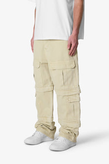 Ultra Baggy Channel Cargo Denim | Tan