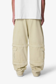 Ultra Baggy Channel Cargo Denim | Tan