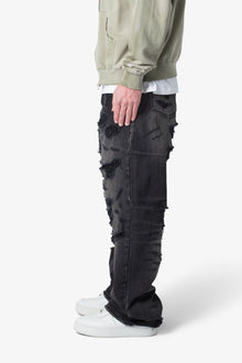 Ultra Baggy Distressed Denim | Vintage Black