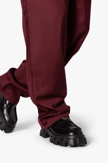Ultra Baggy Double Knee Rivet Pants | Red
