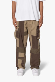 Ultra Baggy Earth Patch Cargo Denim | Green