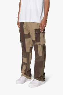 Ultra Baggy Earth Patch Cargo Denim | Green
