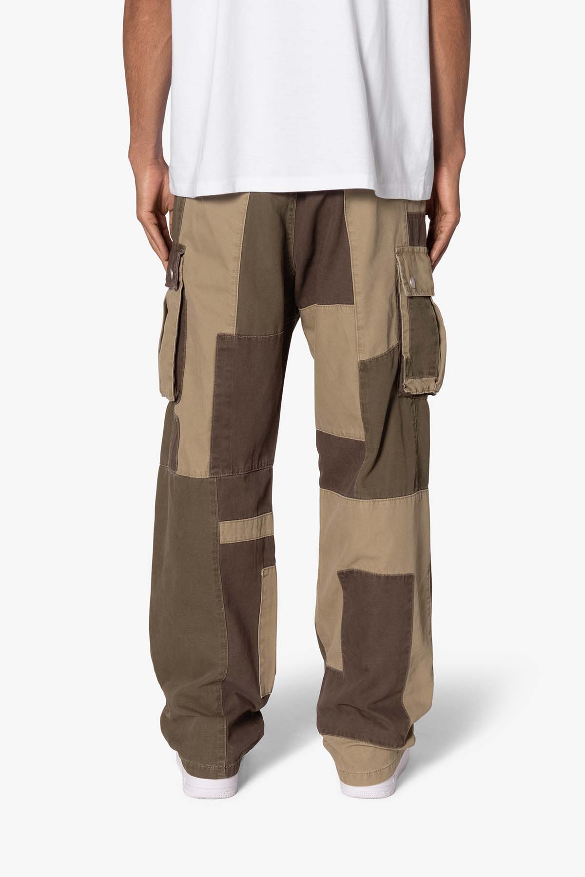 Ultra Baggy Earth Patch Cargo Denim | Green