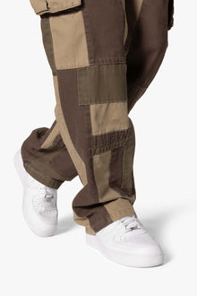 Ultra Baggy Earth Patch Cargo Denim | Green