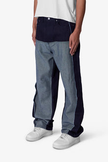 Ultra Baggy Inverted Denim | Navy