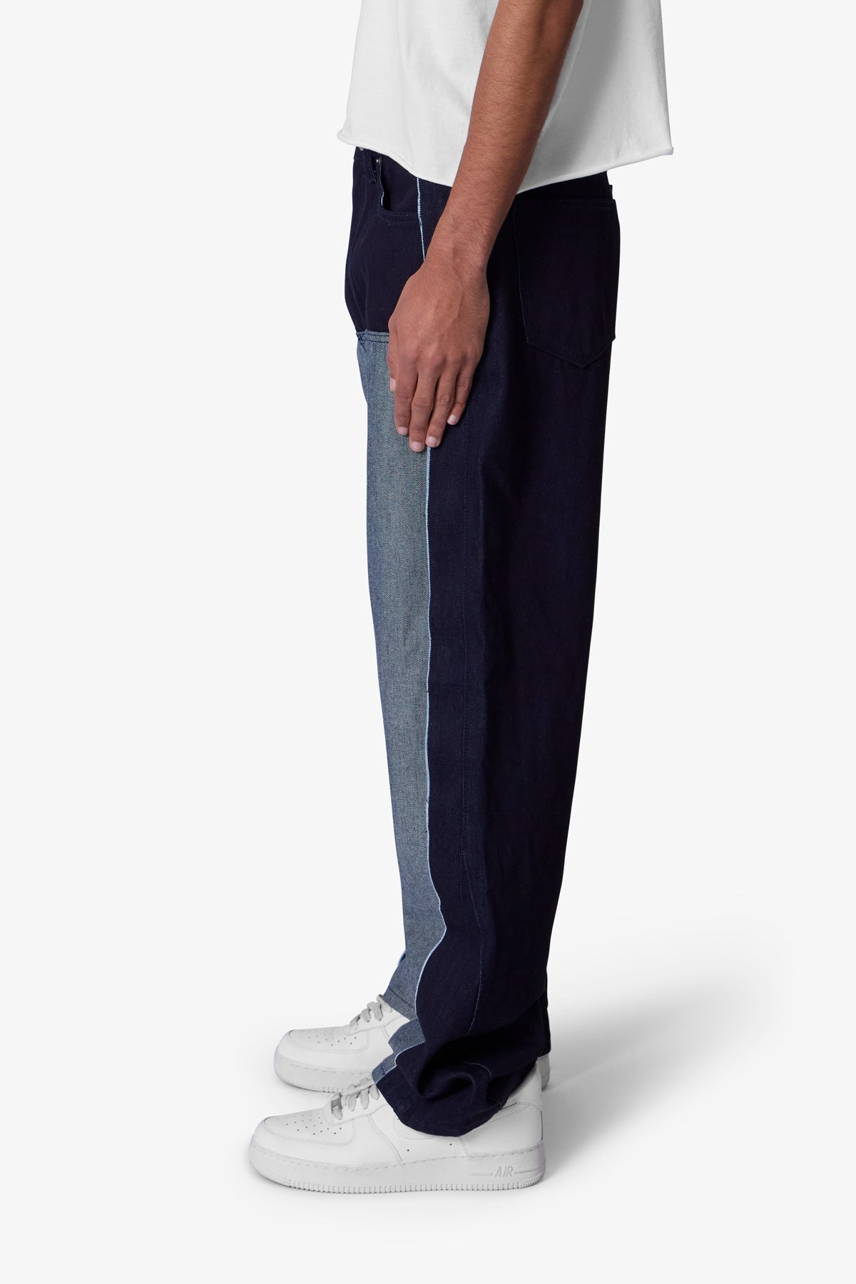 Ultra Baggy Inverted Denim | Navy