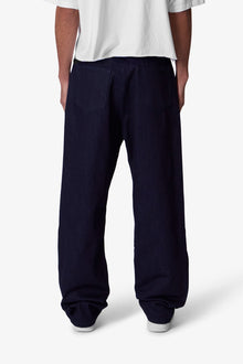Ultra Baggy Inverted Denim | Navy