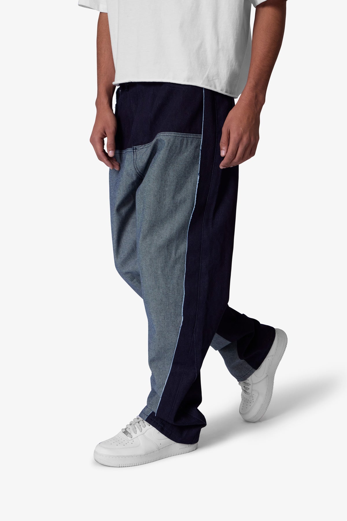 Ultra Baggy Inverted Denim | Navy