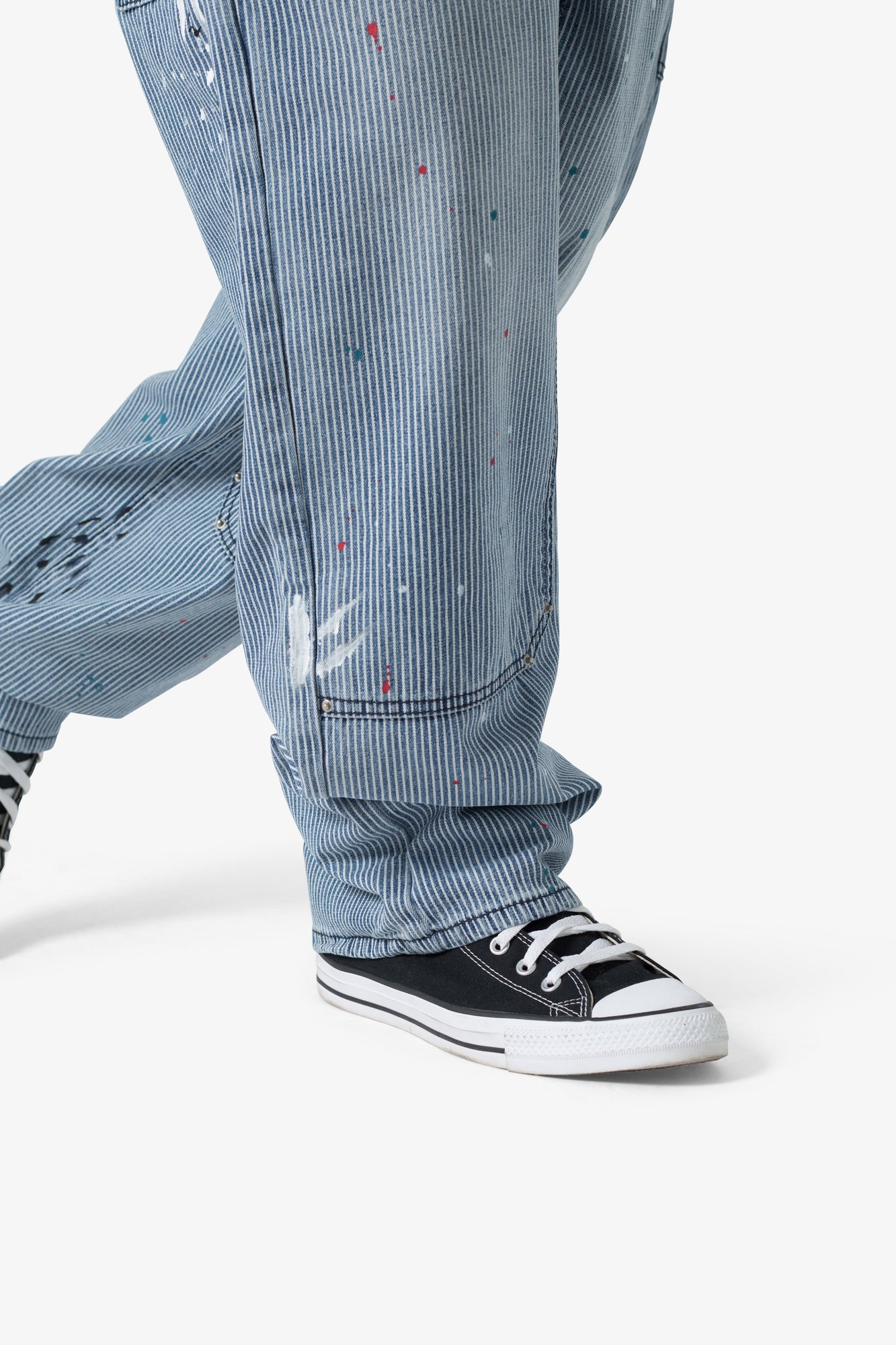 Ultra Baggy Jacquard Carpenter Pants | Grey