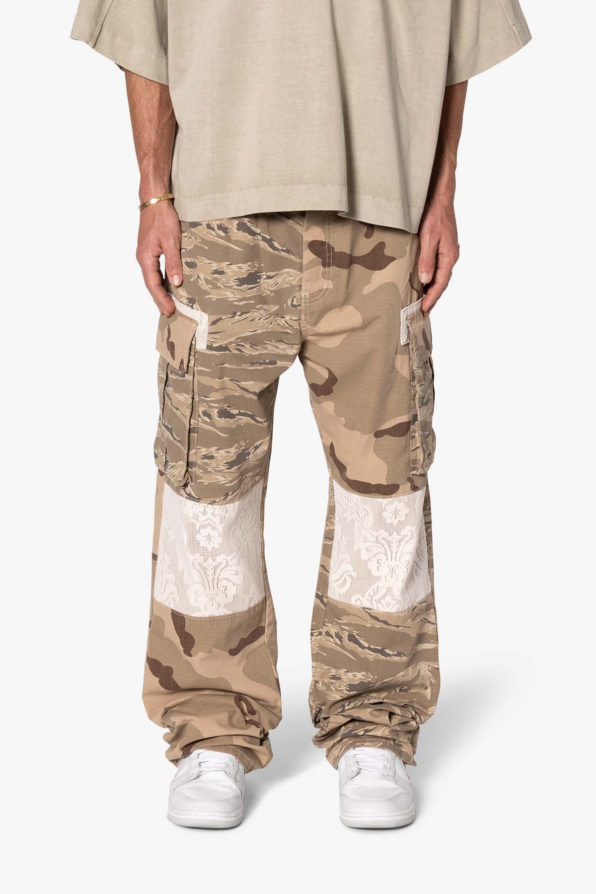Ultra Baggy Mixed Camo Cargo Pants | Multi