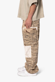 Ultra Baggy Mixed Camo Cargo Pants | Multi