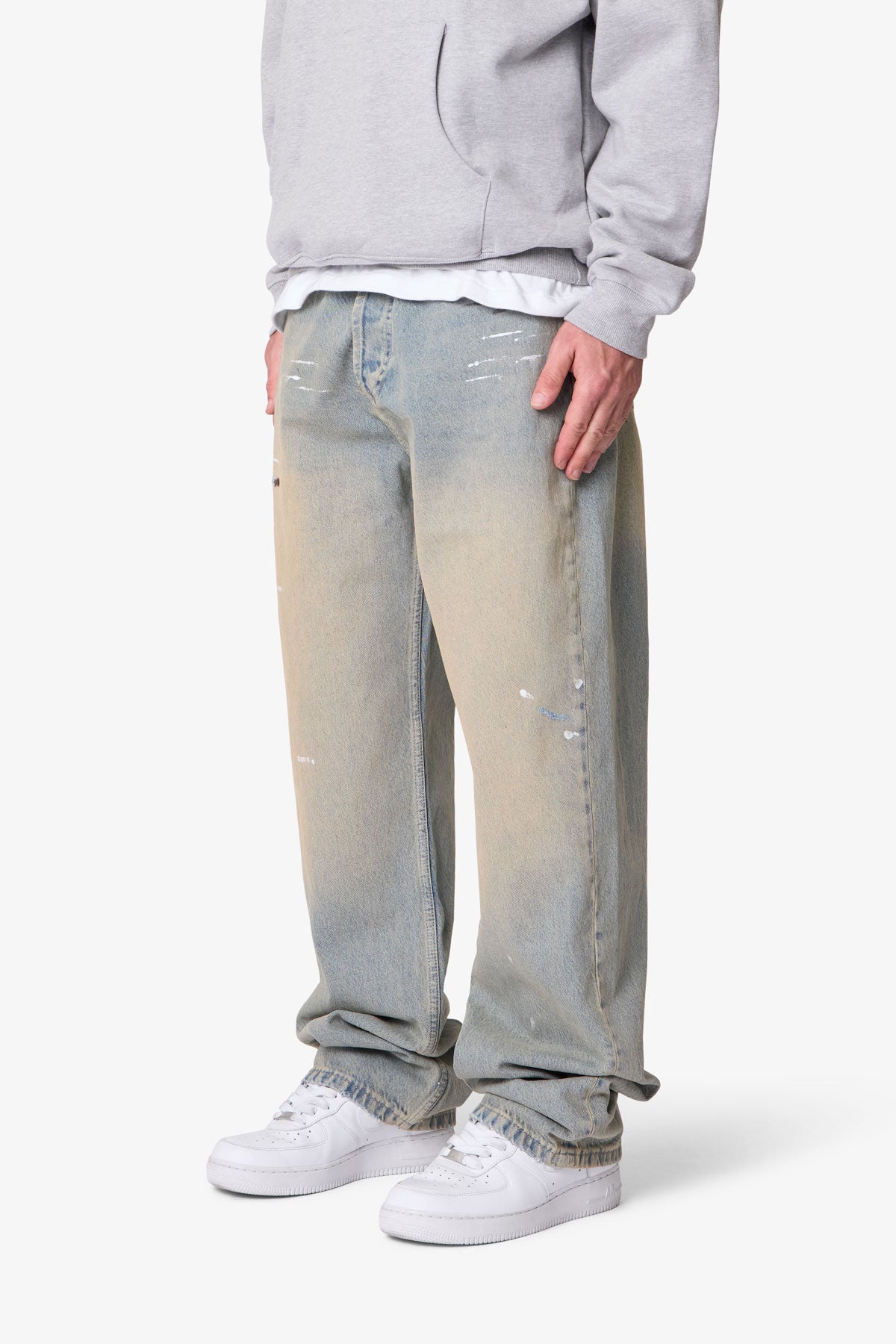 Ultra Baggy Painter Denim | Light Sand Washed Blue