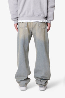 Ultra Baggy Painter Denim | Light Sand Washed Blue