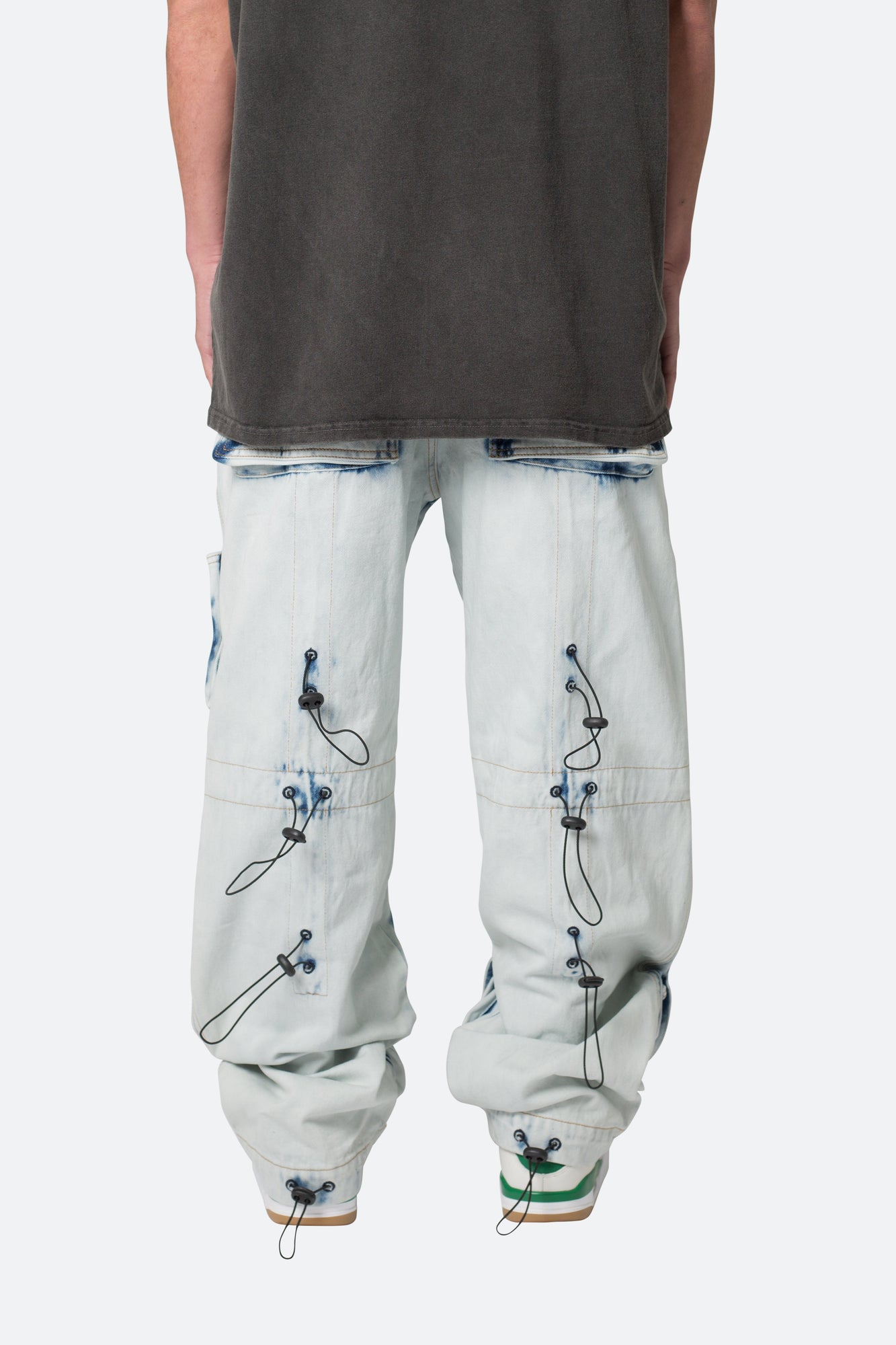 Ultra Baggy Spray Cargo Denim | Blue