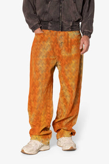Ultra Baggy Sunny Jacquard Denim | Orange