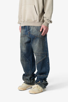 Ultra Baggy Upcycled Denim | Blue