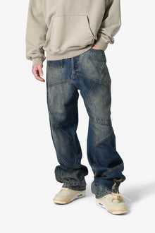Ultra Baggy Upcycled Denim | Blue