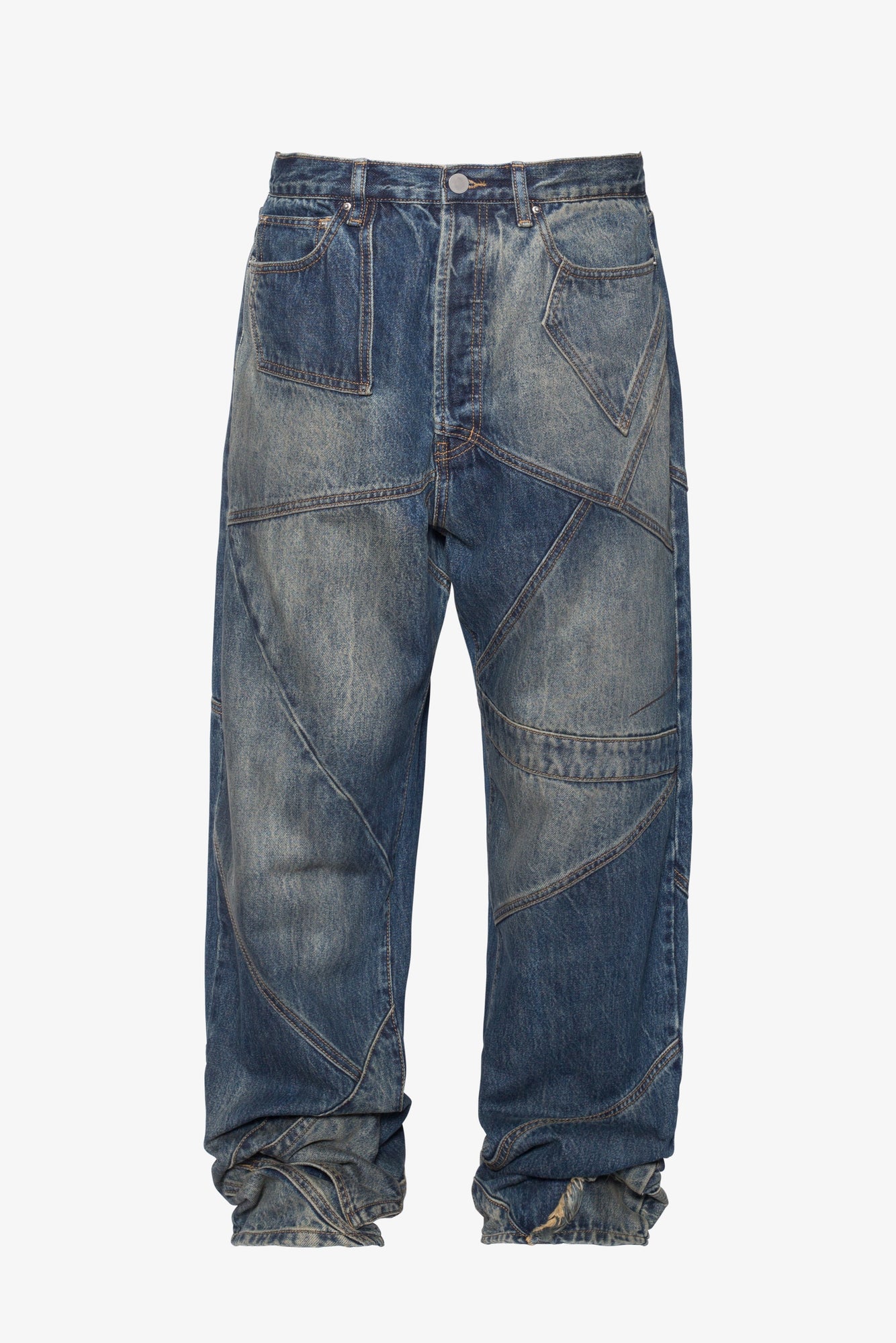 Ultra Baggy Upcycled Denim | Blue