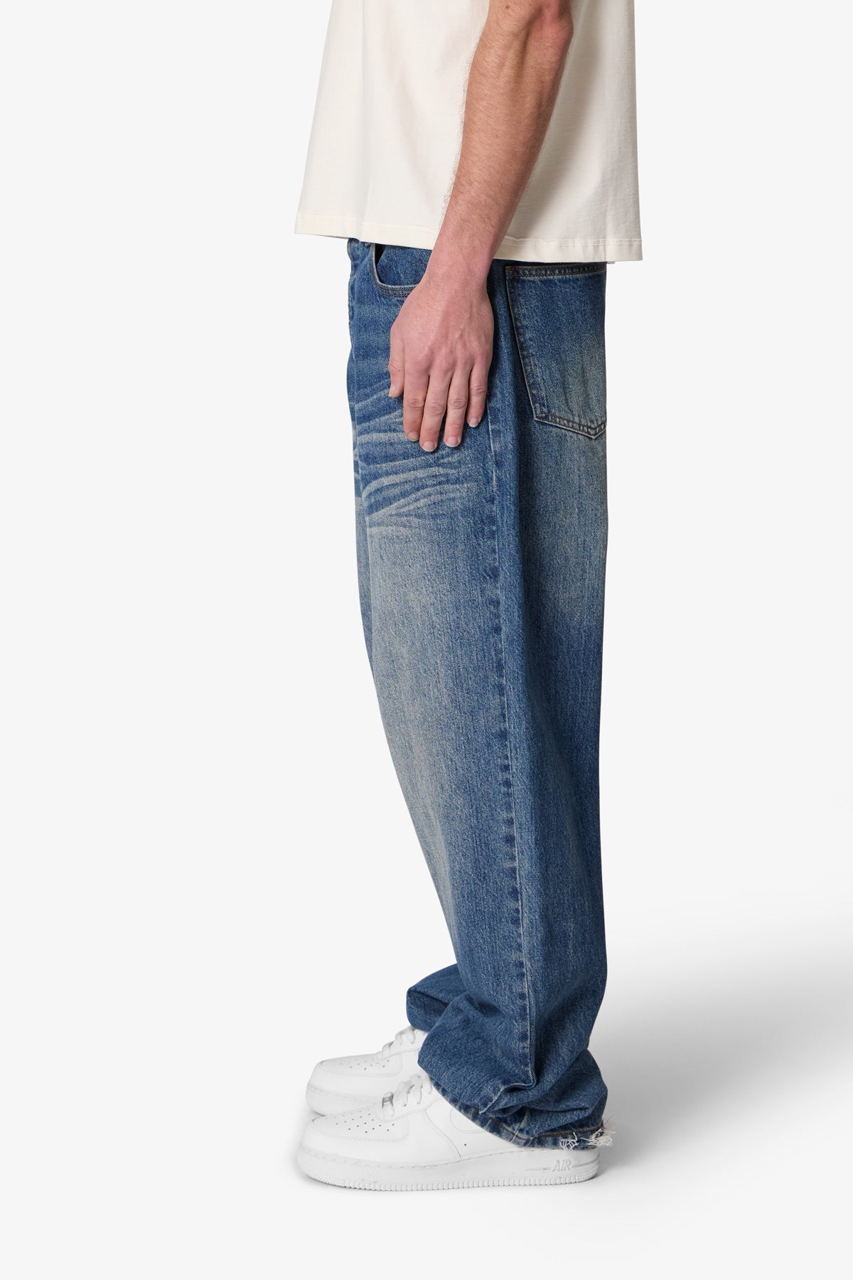 Ultra Baggy & Wrinkled Denim | Blue